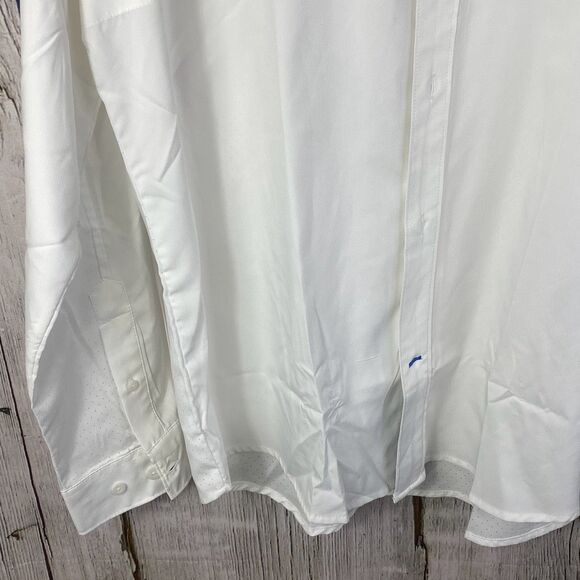 HUK Men's Tide Performance Button Down White Large NWOT D - Picture 4 of 10
